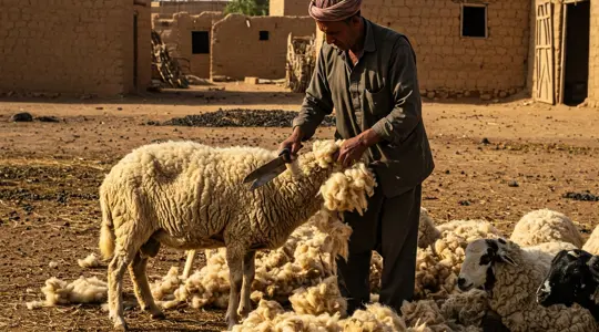 العاملون في مجال تربية الحيوانات  الطيور بشكل مستمر للاكتفاء الذاتي (الكفاف).jpg